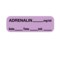 Nevs Label, Adrenalin 1/2" x 1-1/2" Violet w/Black LANT-2672D - alternate 1